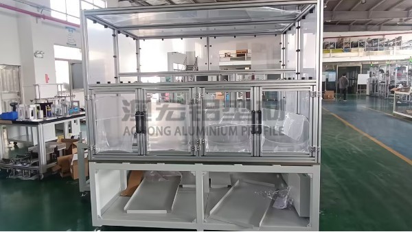 包裝產(chǎn)線卡料、粉塵超標(biāo)？看食品廠如何用鋁型材防護罩破局