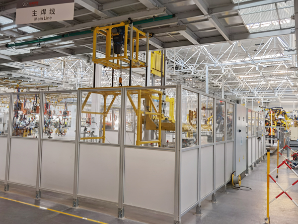 車(chē)間鋁型材圍欄